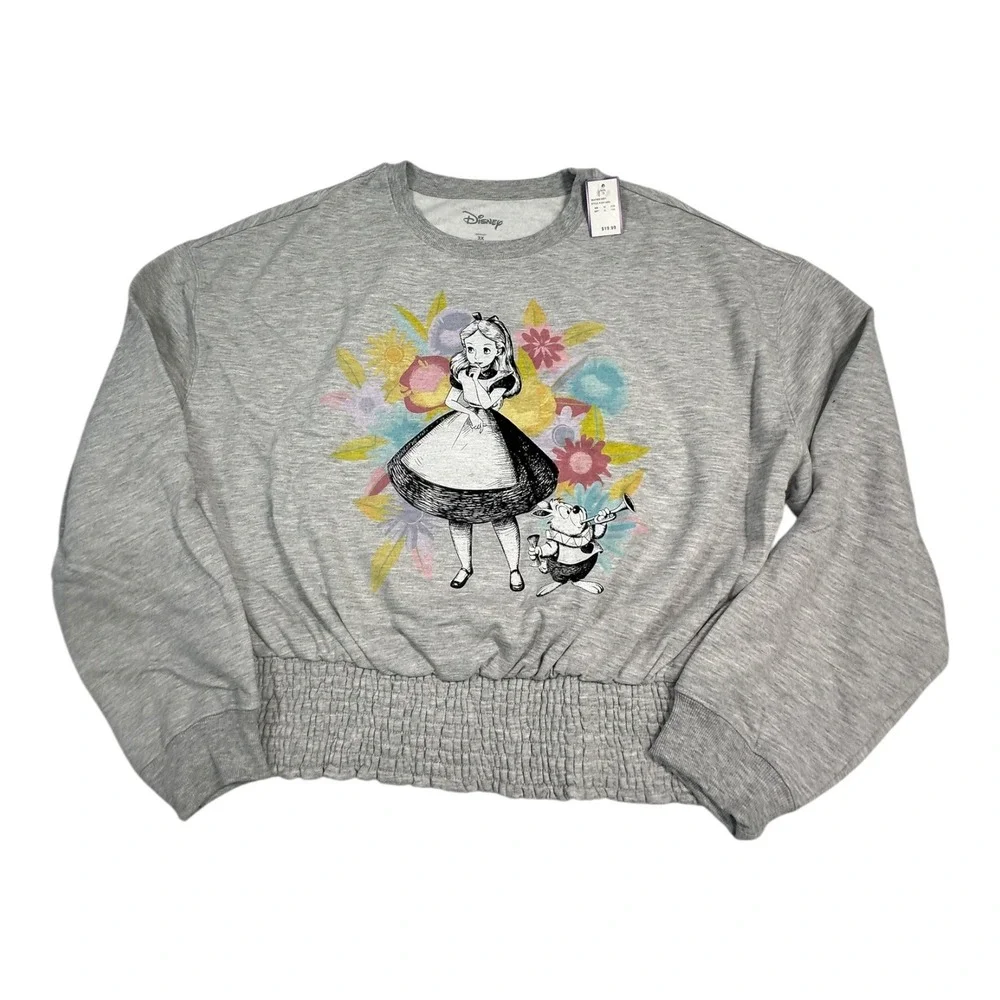 Cat & Jack Girls White 'Love Freely' Graphic T-Shirt Size L (10-12) Short Sleeve - Picture 4 of 12